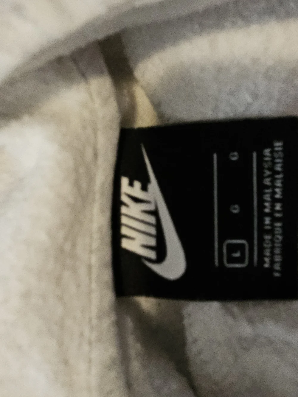 Nike Kid’s Crop Heather Gray Pullover Hoodie with Pink 'Just Do It.' Graphic